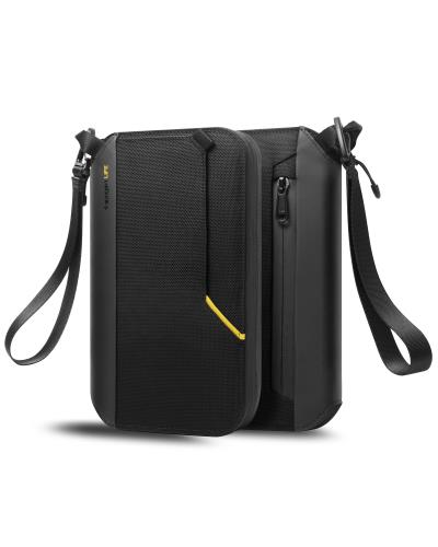 Rakuten - 【送料無料】[Spigen] パスポートケース トラベルポーチ大容量収納/コンパクト ガジェットポーチ スキミング防止 セキュリティ KD500 AF