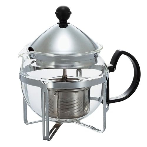 お好みの濃さのお茶を お好みの濃さで茶葉を引き上げることができるティーポット。フタの内側に収まる茶こしが付いています。 使い方 ストレーナーに茶葉を入れ、ガラスボールに沸騰したお湯を注ぎます。フタをしてストレーナーを下ろします。お茶がお好みの濃さになったら、ストレーナーを引き上げます。シャフトを折り曲げ、ストッパーに固定します。 商品詳細 本体サイズ：幅16.8×奥行11.7×高16.0cm、口径10.4cm、実用容量：600mL(4杯用)、本体重量：500g、本体材質：本体/耐熱ガラス、フタ・シャフト・フィルター一式/ステンレス、フタツマミ・ハンドル/ポリプロピレン、ガラスボール/日本製、フタ・フタツマミ・ストッパー・シャフト・ハンドル・ストレーナー・ホルダー/中国製お好みの濃さのお茶を お好みの濃さで茶葉を引き上げることができるティーポット。フタの内側に収まる茶こしが付いています。 使い方 ストレーナーに茶葉を入れ、ガラスボールに沸騰したお湯を注ぎます。フタをしてストレーナーを下ろします。お茶がお好みの濃さになったら、ストレーナーを引き上げます。シャフトを折り曲げ、ストッパーに固定します。 商品詳細 本体サイズ：幅16.8×奥行11.7×高16.0cm、口径10.4cm、実用容量：600mL(4杯用)、本体重量：500g、本体材質：本体/耐熱ガラス、フタ・シャフト・フィルター一式/ステンレス、フタツマミ・ハンドル/ポリプロピレン、ガラスボール/日本製、フタ・フタツマミ・ストッパー・シャフト・ハンドル・ストレーナー・ホルダー/中国製