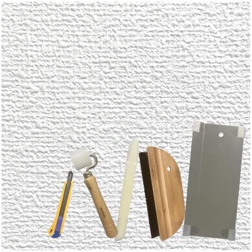 Rakuten - 【送料無料】アサヒペン 生のりパックカベ紙貼り替えセット 幅92cm×長さ10m 947-RSD-11 生のり壁紙 道具セット付き 張り替え DIY 模様