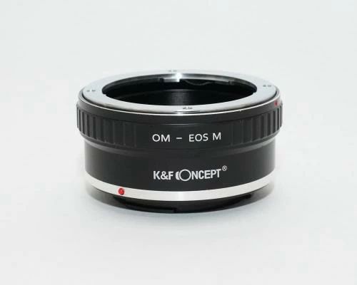 【送料無料】K&F オリンパスOM-CANON EOS M マウントアダプター レンズクロス付 om...