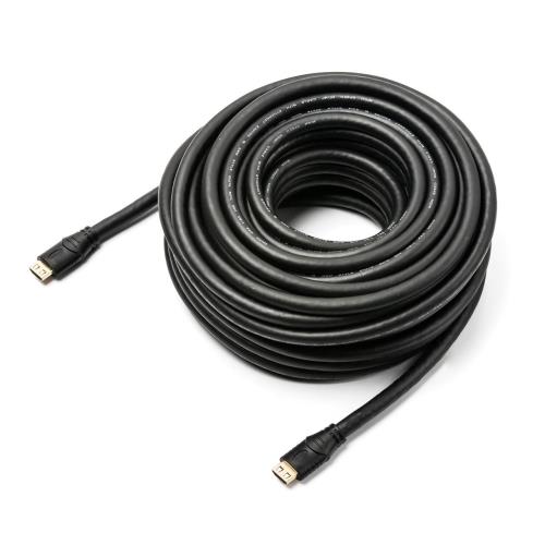 乐天商城 - 【送料無料】サンワダイレクト 抜けにくい HDMIケーブル 20m 4K/30Hz 3D対応 ラッチ内蔵 ブラック 500-HDMI017-200