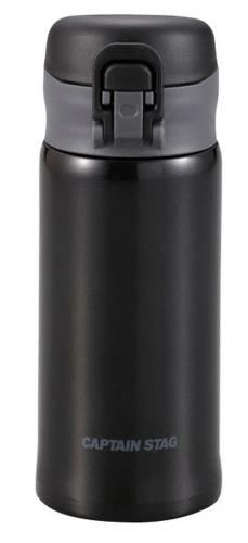 Rakuten - 【送料無料】キャプテンスタッグ ゲートロックライト ワンタッチパーソナル ボトル 350ml ブラック