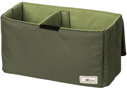 Kenko カメラ用インナーケース RELuce インナーボックス L 抹茶 再生PET素材使用 折りたたみ可能 3.5L AMZ-RLU1IB L-OV
