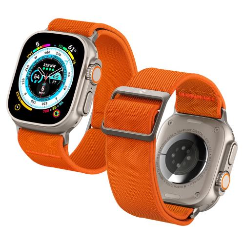 Rakuten - Apple Watch Ultra 2/1 49mm / Apple Watch 10 46mm バンド ナイロン ファブリック 簡単装着 調節可能 ベルクロあり 軽量 耐久性 スポー