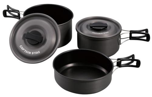 Rakuten - 【送料無料】キャプテンスタッグ キャンプ バーベキュー用 フライパン アルミ クッカー UH-4205