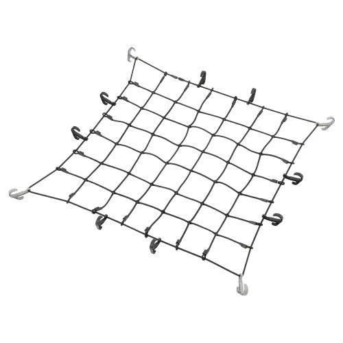 【送料無料】カーメイト(Carmate) INNO 車用 カーゴネット M サイズ(100×100cm)線径8mm 極太ゴム フックの数:12 荷物 固定 用ネット IN