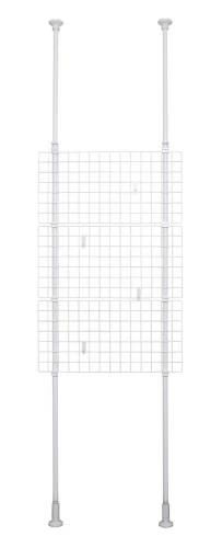 Rakuten - 【送料無料】HEIAN SHINDO 突っ張りネット間仕切り ホワイト 幅70cm高さ200~275cm TNP-2 平安伸銅工業