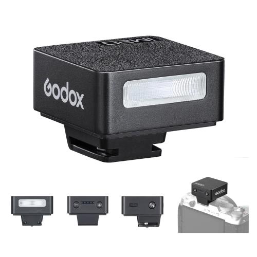 Rakuten - 【送料無料】Godox iM20 カメラフラッシュ、ミニフラッシュスピードライト、440 フルパワーフラッシュ、シングルコンタクトホットシュー