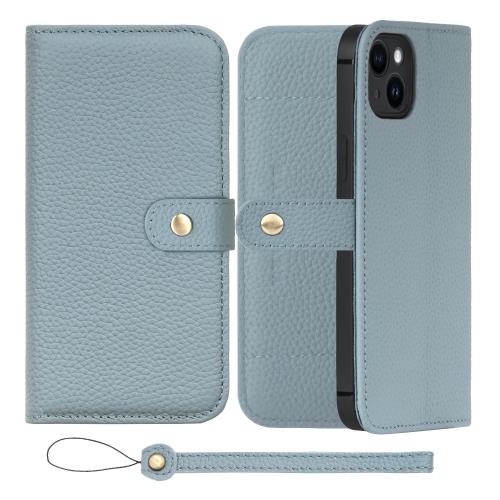 Rakuten - 【送料無料】HANATORA iPhone15Plus ケース 手帳型 本革 スマホケース スマホ スタンド ストラップ 付き シュリンクカーフレザー ギフト