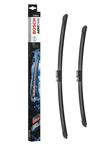 Rakuten - 【送料無料】BOSCH(ボッシュ) 輸入車用 フラットワイパーブレード エアロツイン車種専用 550/450mm A932S