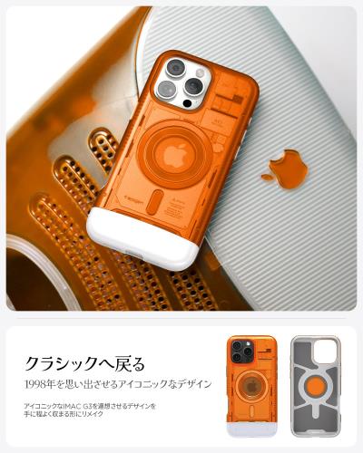 Conductドライバー 楽天市場店の【送料無料】17年社歴の技術力Spigen iPhone 16 Pro ケース MagSafe対応 マグネット搭載 米軍MIL規格 クラシック?C1?マグフィット ACS08｜アングル2