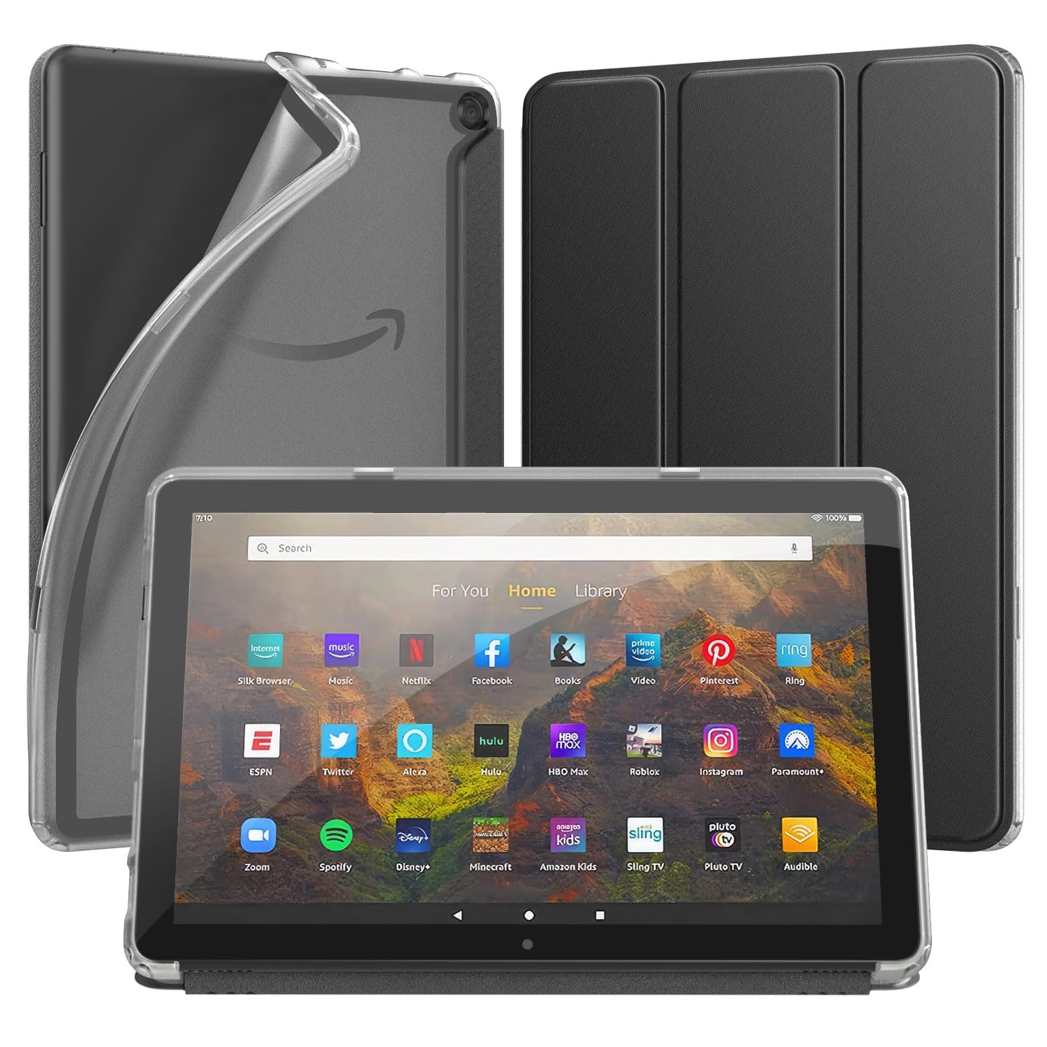 Fire HD 10 2023 ケース Dadanism Fire HD 10 第13世代 カバー Fire HD 10 2023適用 タブレット 第13世代 全面保護型 三つ