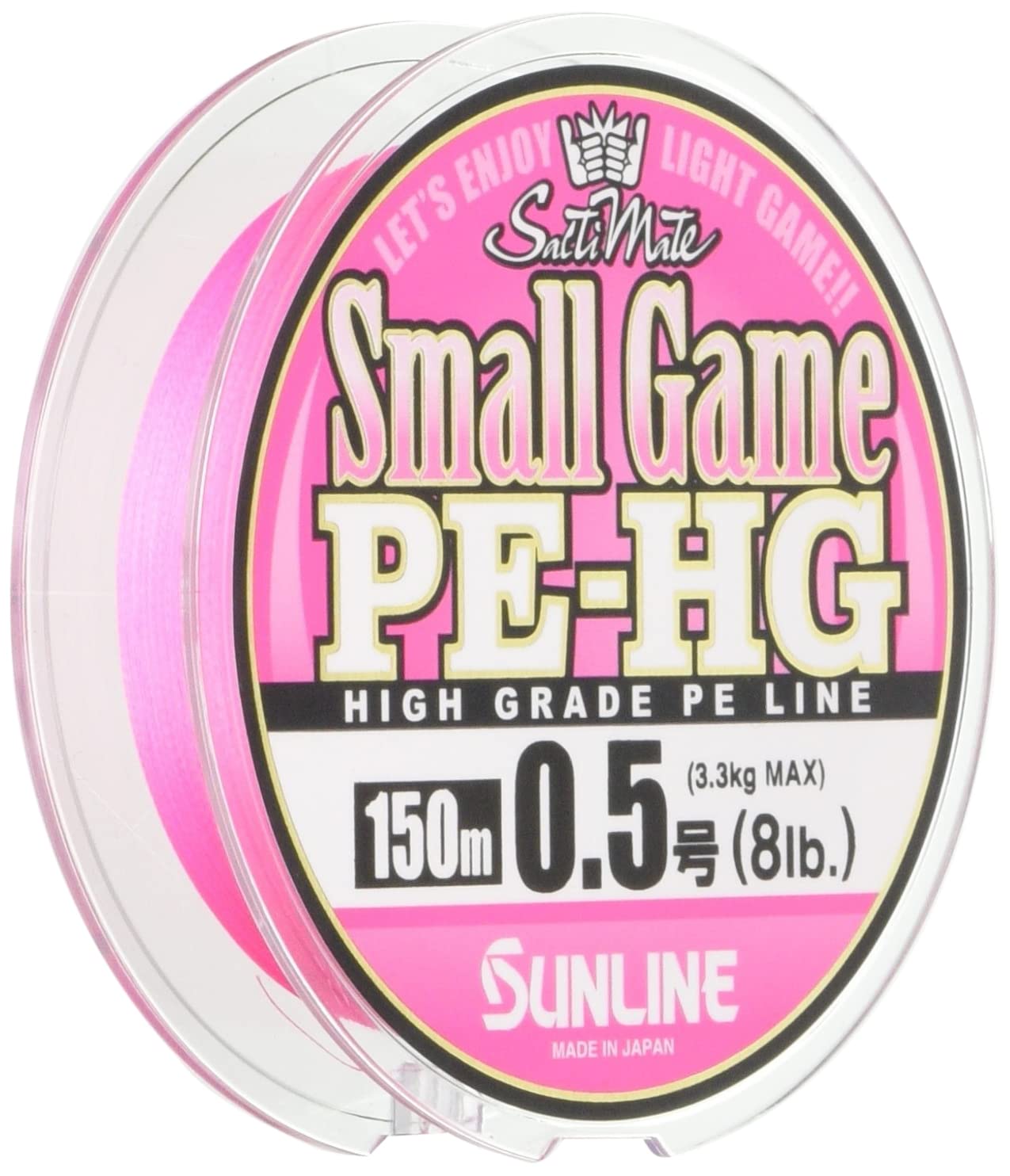 乐天商城 - 【送料無料】サンライン(SUNLINE) PEライン ソルティメイト スモールゲーム HG 150m 0.5号 8lb サクラピンク