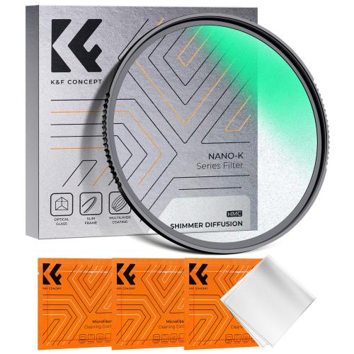 Rakuten - 【送料無料】KF Concept 55mm Shimmer Diffusion フィルター ソフトフィルター 18層コーティング 柔らかな描写 ポートレート撮影に最適