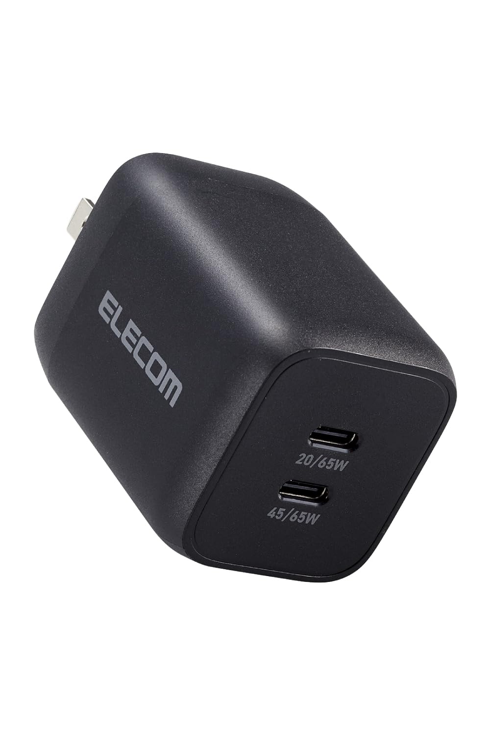 USB Type-C(TM)(USB-C(TM))ポートを2ポート搭載し対応するスマートフォン、タブレット、ノートパソコンなどを充電できる、GaN(窒化ガリウム)を採用し小型で軽量なUSB AC充電器です。※USB Power Delivery規格65Wまでで充電できる機器に限ります。 出力端子が2ポートあるので、iPhoneなどのスマートフォンとWindowsなどのノートパソコンを2台同時充電できます。※2ポート同時出力時は合計最大65Wとなります。 USB Type-Cポートは、USB Power Delivery規格、オプションのPPS(Programmable Power Supply)規格に対応し、同規格に対応するノートパソコンやスマートフォン、タブレットなどを充電可能です。 USB Type-Cポート単独使用時、機器に応じて出力が5V/3A、9V/3A、12V/3A、15V/3A、20V/3.25Aと可変し、iPhoneなどのスマートフォンから、iPadなどのタブレット、高性能なWindowsノートパソコンまで幅広く充電できます。 小型・軽量なので外出や出張などの際の持ち運びに便利です。USB Type-C(TM)(USB-C(TM))ポートを2ポート搭載し対応するスマートフォン、タブレット、ノートパソコンなどを充電できる、GaN(窒化ガリウム)を採用し小型で軽量なUSB AC充電器です。※USB Power Delivery規格65Wまでで充電できる機器に限ります。 出力端子が2ポートあるので、iPhoneなどのスマートフォンとWindowsなどのノートパソコンを2台同時充電できます。※2ポート同時出力時は合計最大65Wとなります。 USB Type-Cポートは、USB Power Delivery規格、オプションのPPS(Programmable Power Supply)規格に対応し、同規格に対応するノートパソコンやスマートフォン、タブレットなどを充電可能です。 USB Type-Cポート単独使用時、機器に応じて出力が5V/3A、9V/3A、12V/3A、15V/3A、20V/3.25Aと可変し、iPhoneなどのスマートフォンから、iPadなどのタブレット、高性能なWindowsノートパソコンまで幅広く充電できます。 小型・軽量なので外出や出張などの際の持ち運びに便利です。