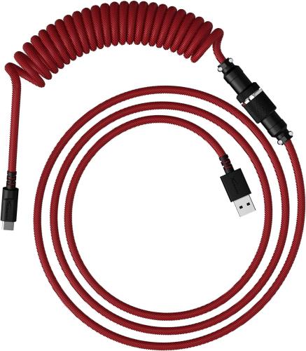 【送料無料】HyperX コイルケーブル 対応プラットフォームPC、USB-C レッド・ブラック 6J677AA [並行輸入品]