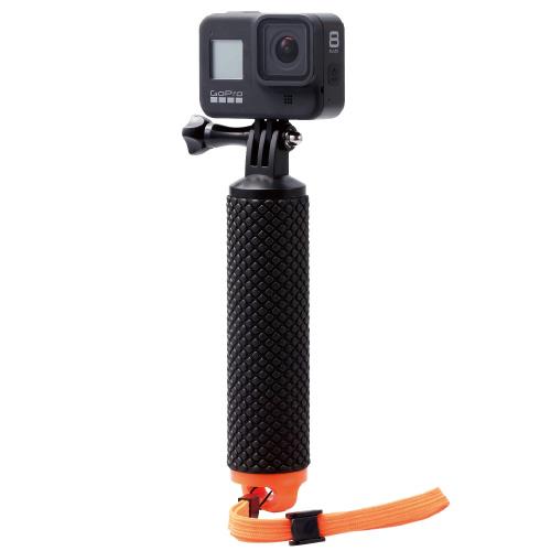 Rakuten - 【送料無料】エレコム GoPro HERO8 Black 自撮り棒 2WAYタイプ ブラック AC-SSFBK ブラック オレンジ