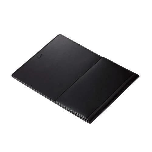 【送料無料】エレコム パソコンケース PCケース デスクマット×レザーケース 縦型 14インチ ケース ブラック BM-IBSVD14BK