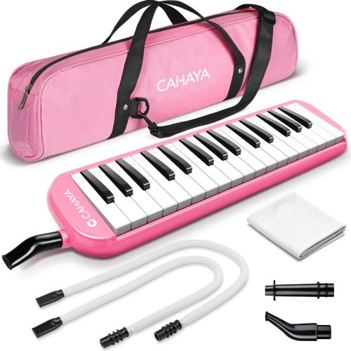 Rakuten - 【送料無料】CAHAYA 鍵盤ハーモニカ ピアニカ 32鍵 7点セット 収納バッグ付き メロディオン 軽量 小学生 学校 卓奏 立奏 ホースパイプ2
