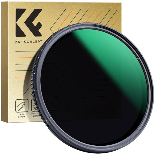 Rakuten - 【送料無料】可変式NDフィルター ND8-ND2000フィルター 58mm 光学ガラス 減光NDフィルター 薄型 KF Conceptメーカー直営店