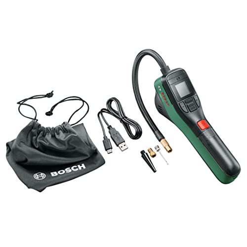 Rakuten - 【送料無料】Bosch コードレス エアポンプ 自転車?ボール 電動 空気入れ 最大圧力 150PSI/10.3bar / 圧力オートストップ（自動停止）機