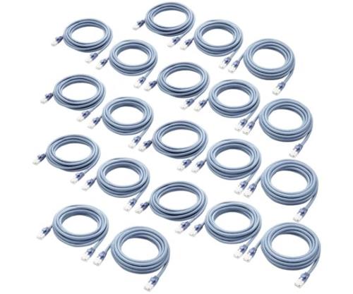 Rakuten - 【送料無料】エレコム LANケーブル CAT6準拠 EU RoHS指令準拠 爪折れ防止 簡易パッケージ仕様 3m ブルー 20個セット LD-GPT/BU3/RS2