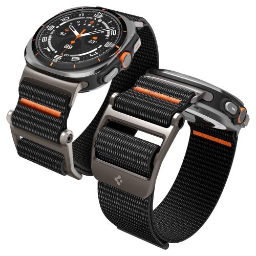 Rakuten - 【送料無料】Spigen DuraPro Flex Samsung Galaxy Watch Ultraバンド 47mm 調節可能なソロループバンドストラップ (2024) 用 - ブラック