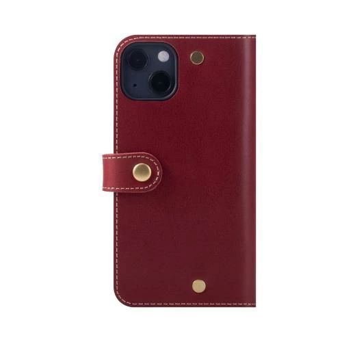 Rakuten - 【送料無料】HANATORA iPhone15 ケース 手帳型 本革 スマホケース スマホ スタンド ストラップ 付き イタリアンレザー ギフト マグネッ