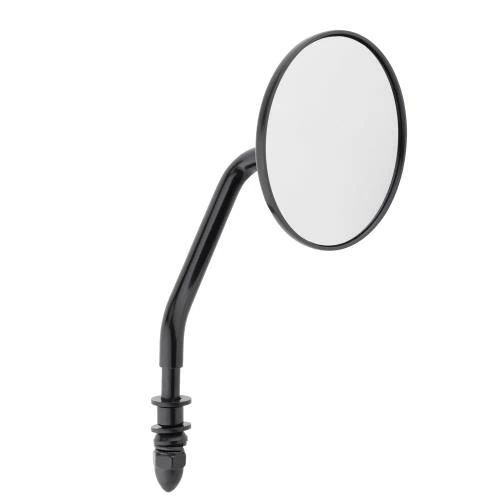 【送料無料】キジマ(Kijima) バイク ミラー ステム ラウンドタイプ 右側用 汎用 直径:83mm ブラック HD-07192