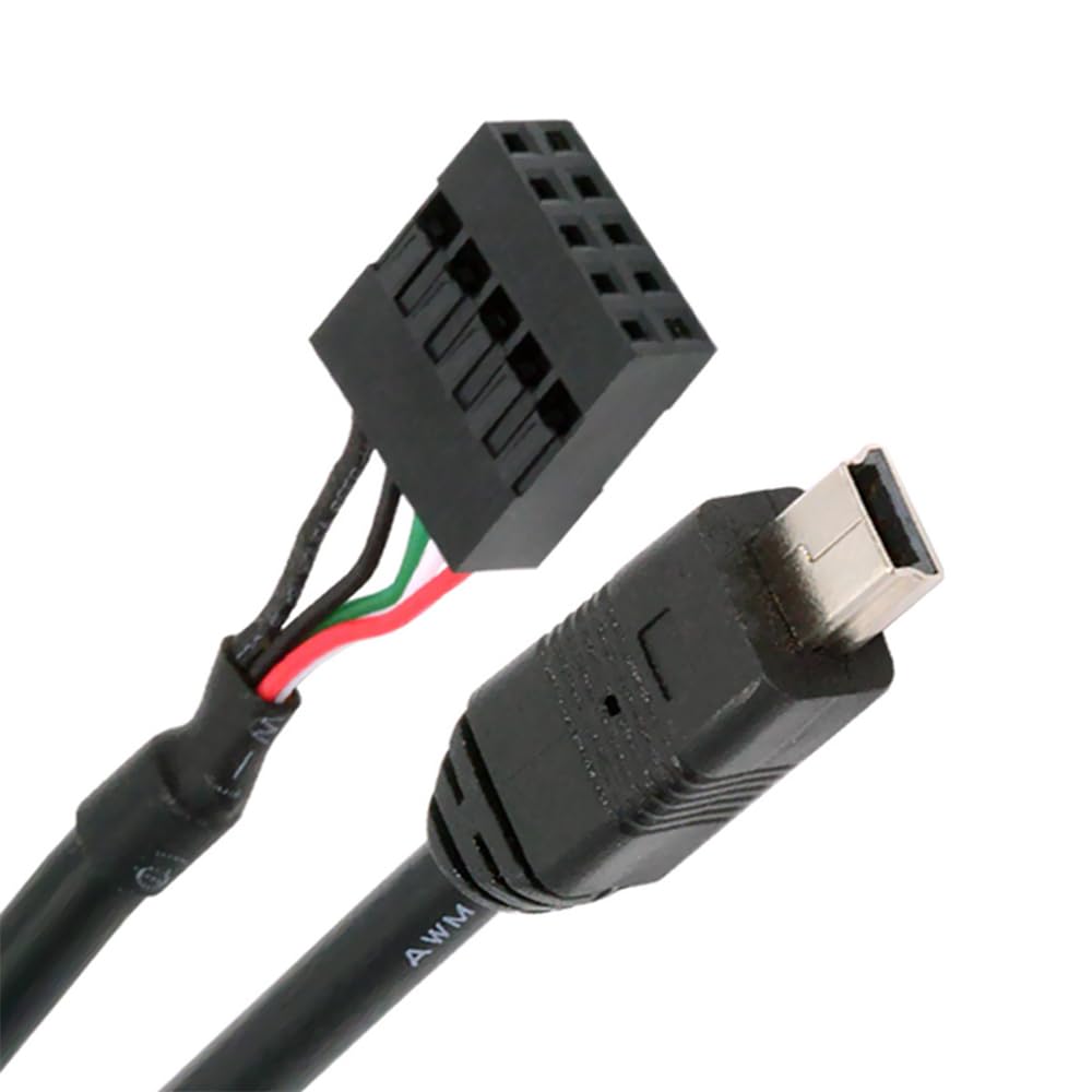 乐天商城 - 【送料無料】USB 2.0 マザーボード 9ピン 10ピン ヘッダー - ミニ USB 5ピン ケーブル 50cm ミニモニター センサー パネル カメラ用