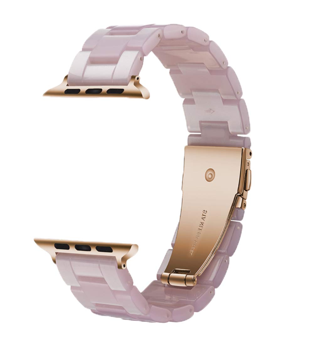 樂天商城 - 【送料無料】樹脂 軽量時計バンド スチールクラスプ付き と互換性があるApple Watch シリーズ 11/10/9/8/7,SE 3/2/1 [2025] (42mm/41mm/