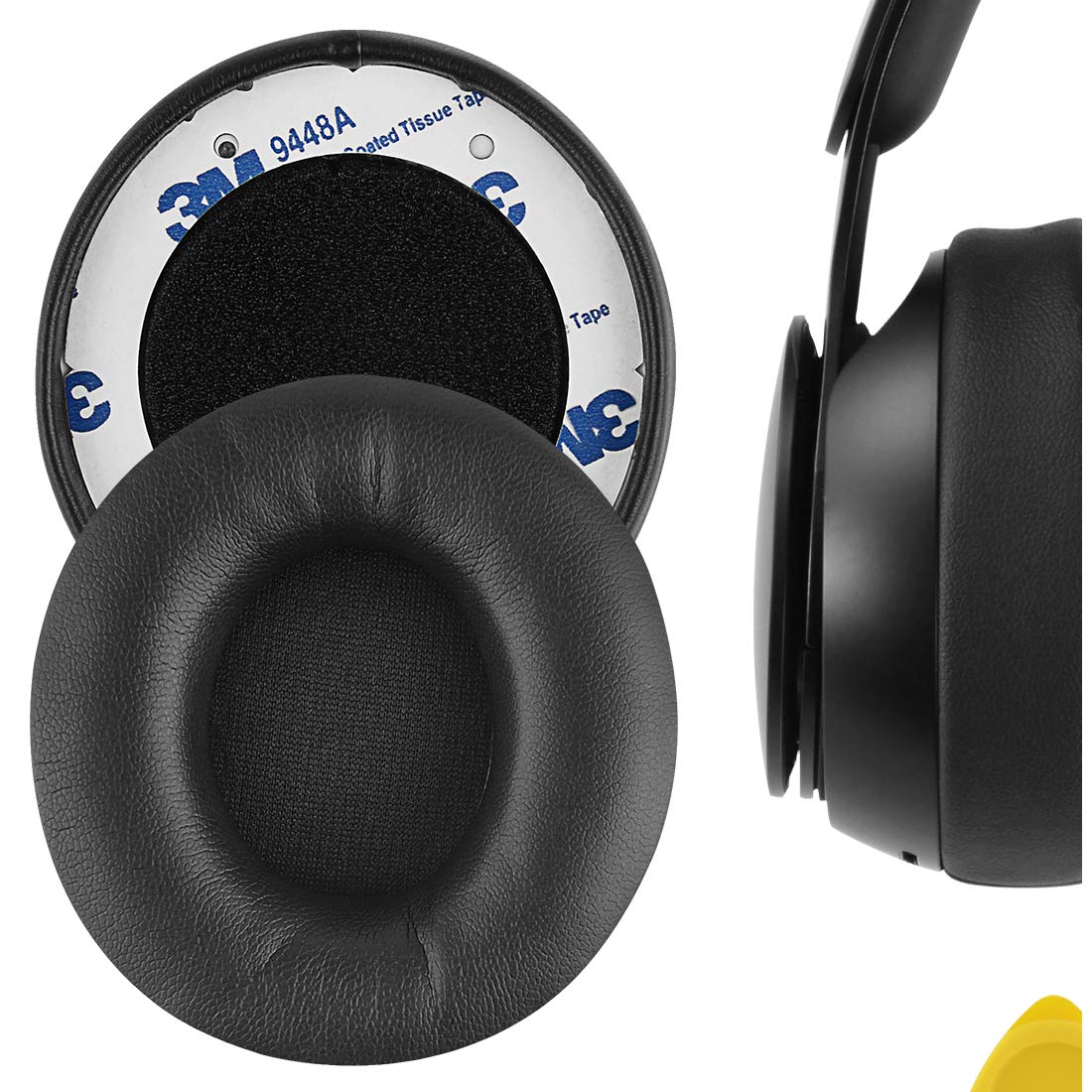 Geekria イヤーパッド QuickFit 互換性 パッド ビーツバイドクタードレ Beats Solo Pro (A1881) (Not Compatible with Othe