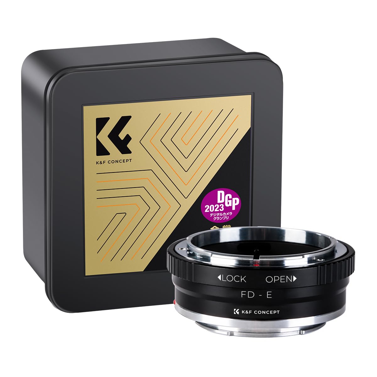【送料無料】KF Concept マウントアダプター FDマウント Eマウント 変換用 Canon FDレンズ-ソニー NEX カメラ 対応 アダプター 無限遠実