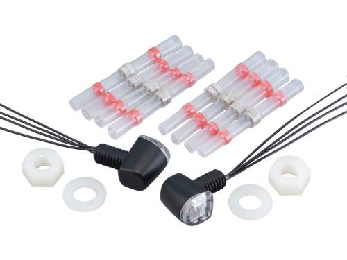 Rakuten - 【送料無料】キジマ (kijima) バイク バイクパーツ LEDコンビランプ Nanoタイプ ブラックボディー/クリアレンズ 219-5180
