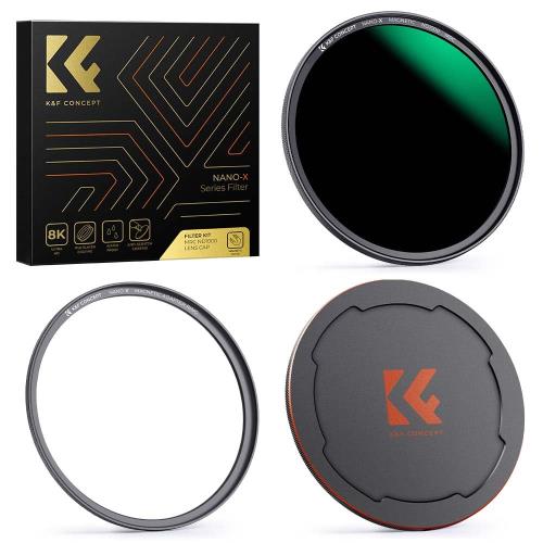 Rakuten - 【送料無料】K&F Concept 55mm 磁気NDフィルター ND1000+レンズキャップセット 磁気吸着 装着便利 28層ナノコーティング減光フィルター