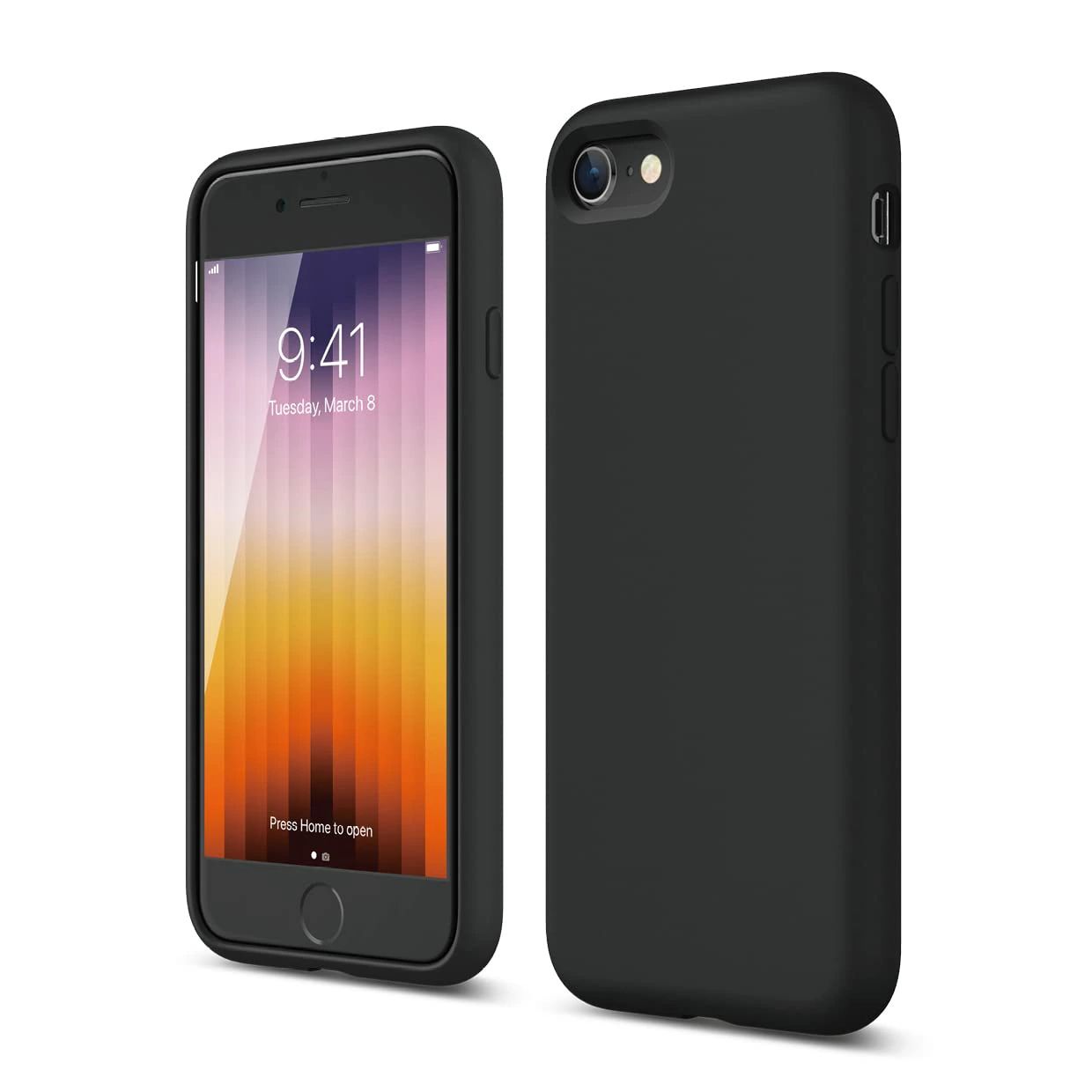 乐天商城 - 【送料無料】elago iPhone 2022 SE3 / SE2 対応 ケース シリコン 薄型 スリム ソフト カバー 耐衝撃 衝撃 吸収 指紋 防止 リキッドシリ