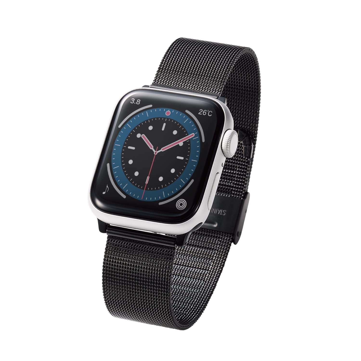 Rakuten - 【送料無料】[エレコム] Apple Watch (アップルウォッチ) バンド 41mm 40mm 38mm [Apple Watch 8 7 SE2 SE 6 5 4 3 2 1 対応] ステンレ