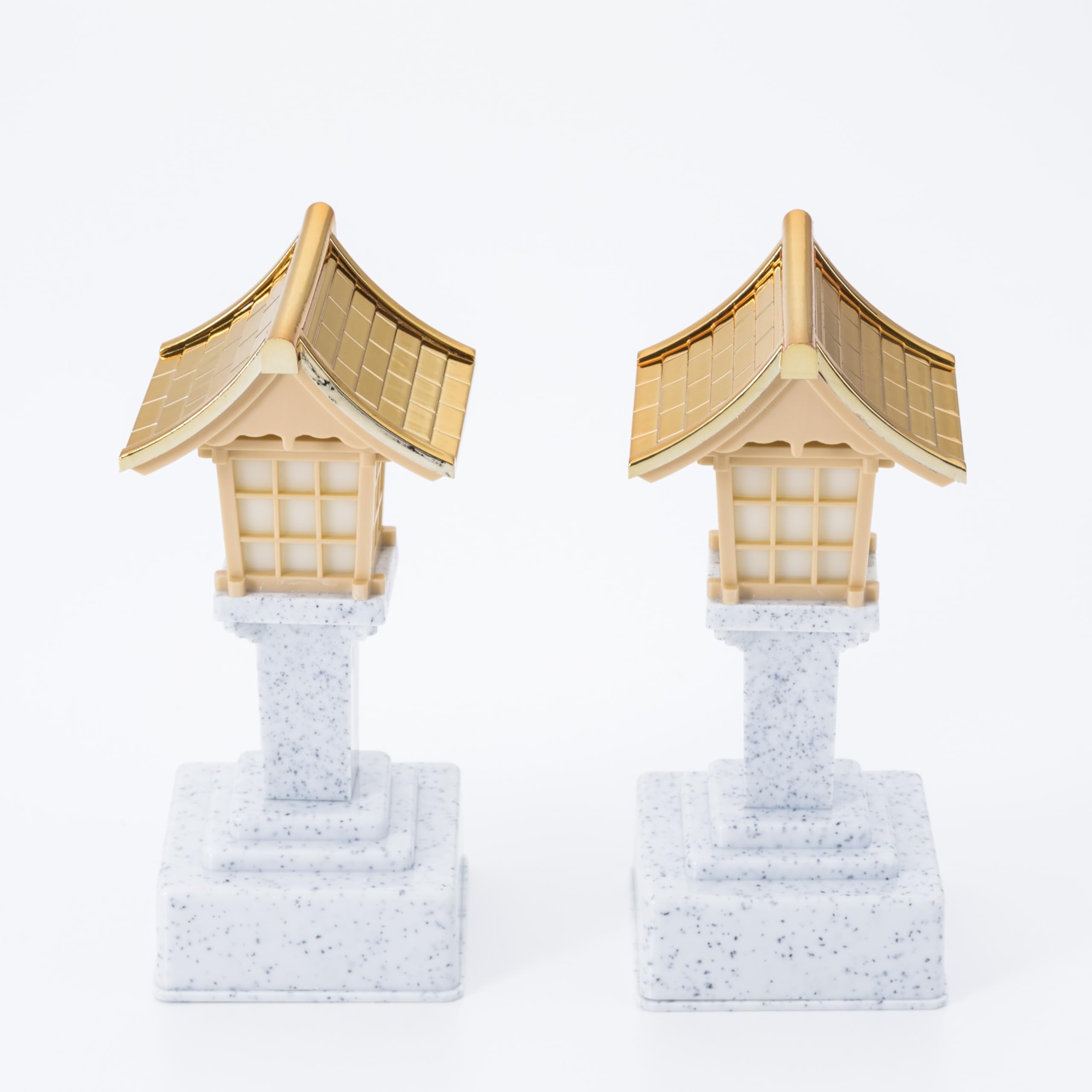 【送料無料】神棚の里 神具 LED灯籠 電池式 一対 神棚用