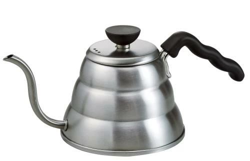 Rakuten - 【送料無料】HARIO(ハリオ) V60 ドリップケトル?ヴォ―ノ 実用容量600mL 直火/IH対応 ヘアラインシルバー 日本製 プレゼント ギフト 贈