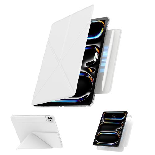 Rakuten - 【送料無料】2025年新登場?エッジ保護?磁気吸着式HEIGKOIK iPad Pro 11インチ ケース M4 (2024?第5世代) 専用 ペン収納 スタンド機能 横