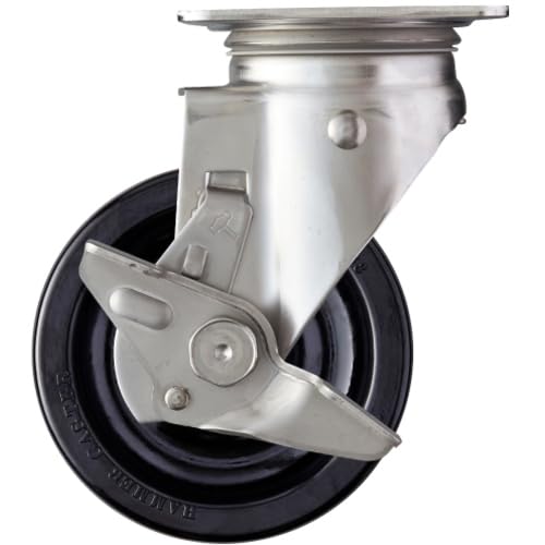 ハンマーキャスター(Hammer Caster) SUS サイドSP付 フェノール車 125mm 313S-PH125
