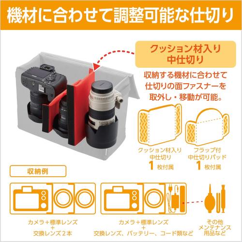 【送料無料】ハクバ HAKUBA インナーソフトボックス02 500 ブラック インナーバッグ ソフトバッグ カメラバッグ ガジェットケース 中仕 conductdriver1-10012966 Conductドライバー 楽天市場店 サンプル画像3