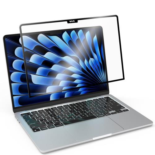 Rakuten - 【送料無料】Besecou MacBook Air 15.3インチ （2025 M4 / 2024 M3 / 2023 M2 チップ） 用 ガラスフィルム マックブックエアー 15インチ