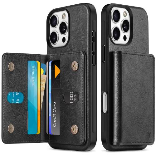 Rakuten - 【送料無料】TUCCH iPhone 16 ProMax 対応 ケース 背面 手帳型 アイフォーン16プロマックスカバー PUレザー [RFIDブロッキング] 6つポケ