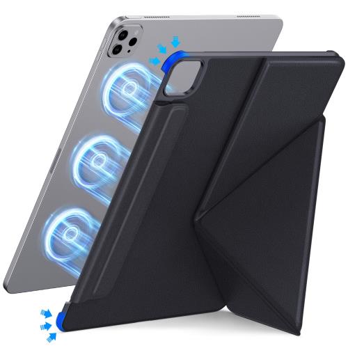 【送料無料】2025年新登場?エッジ保護?磁気吸着式HEIGKOIK iPad Pro 11インチ ケース 第4/3/2世代 (2022/2021/2020) 専用 ペン収納 スタ