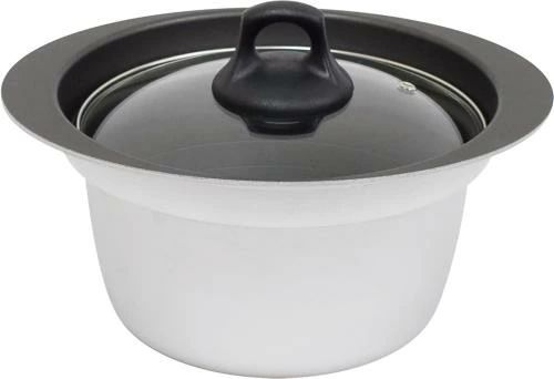 Rakuten - 【送料無料】ウルシヤマ金属工業 ご飯鍋 銀シャリ釜 3合炊き ガス火専用 GSG-3