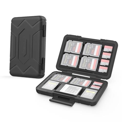 SmallRig SDカード用ケース Micro SD カード ケース メモリカードケース SD 6枚/Micro SD 6枚/CFexpress Type Aカード2枚/