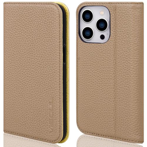 Rakuten - 【送料無料】VISOUL iPhone 14 ProMax ケース 手帳型 本革 アイフォン14 ProMax 手帳型 ケース レザー スマホケース カード収納 携帯ケ