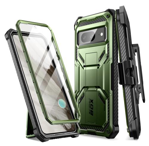 乐天商城 - 【送料無料】i-Blason Google Pixel 8 ケース 5G 2023年 米軍MIL規格取得 ベルトクリップ付属 スタンド機能 保護フィルム付き 耐衝撃 防