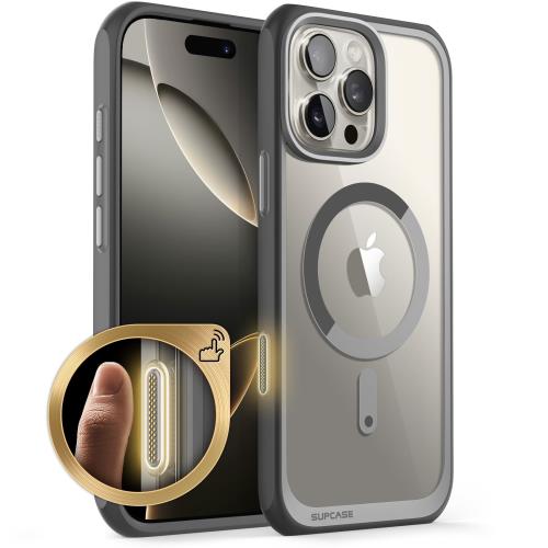 Rakuten - 【送料無料】SUPCASE iPhone 16 Pro Max ケース 6.9インチ 2024 衝撃吸収 MagSafe対応 カメラコントロールボタン 黄変防止背面透明 保護